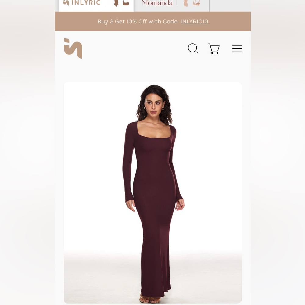 Nwt brown long dress